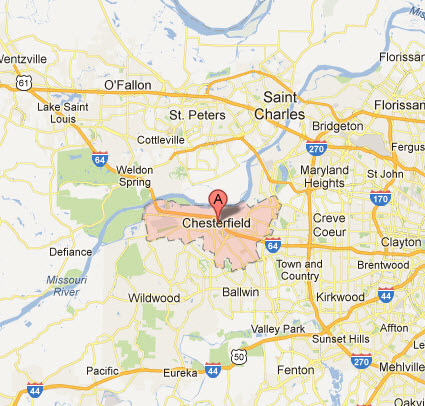 Appliance Repairs In Chesterfield Mo Map Service Coverage Areas