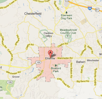Appliance Repairs In Ellisville Mo Map Service Coverage Areas