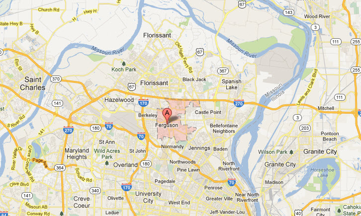 Appliance repair in Ferguson Mo 63135, 63136, 63145 Map Service Areas