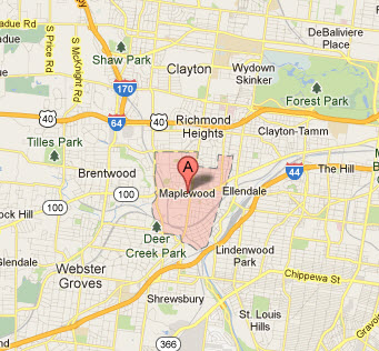 Appliance Repair In Maplewood Mo Map Service Coverage Areas