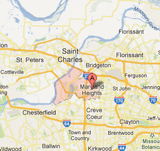 Appliance Repairs In Maryland Heights Mo Service Coverage Map Areas