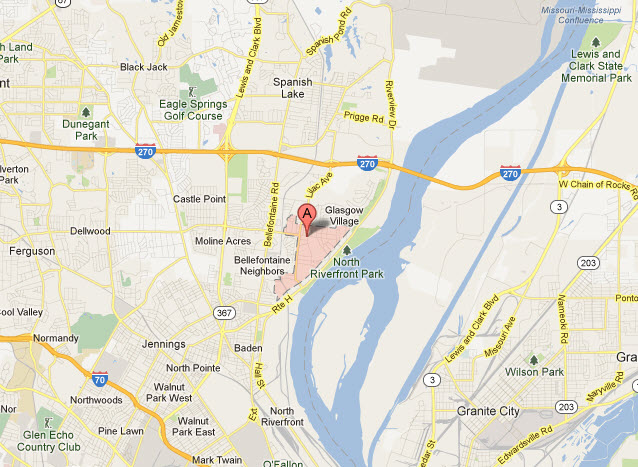 Riverview Mo 63137 Appliance Repair Service Area Map